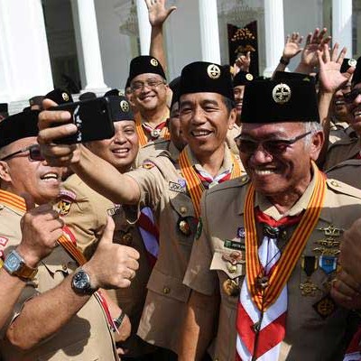 Ini Dua Harapan Jokowi Kepada Pramuka Di Tengah Pandemi Covid 19 Kabar24 Bisnis Com