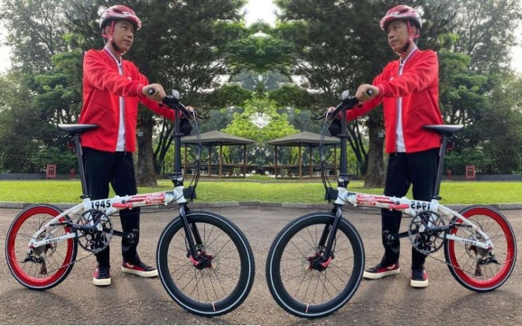 Sepeda Lipat Jokowi.  - Element