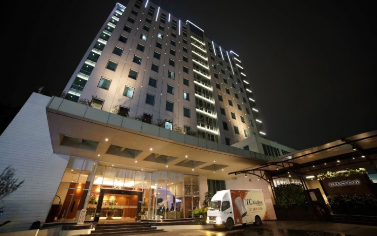 Area lobby Park Hotel, Jakarta Timur. Park Hotel dikelola oleh PP Hospitality, bagian dari kelompok usaha PT PP (Persero) Tbk. - parkhotel.co.id