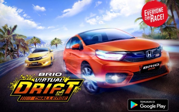 Gim Brio Virtual Drift Challenge ini menyediakan dua tipe mobil yakni Brio Satya dan Brio RS dengan total 16 trek.  - Honda