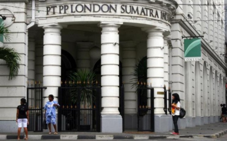 Gedung PT PP London Sumatra Tbk di Medan. - Bisnis