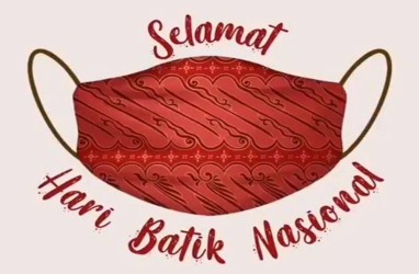 Hari Batik Nasional, Jokowi Pamer Masker Keren dari Batik