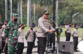 Antisipasi Demo Lanjutan UU Ciptaker, TNI-Polri Gelar Apel Gabungan