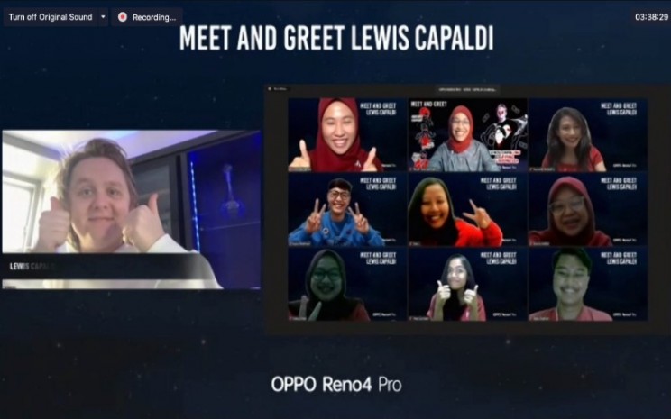 Musisi asal Skotlandia Lewis Capaldi Meet and Great dengan Fans Indonesia