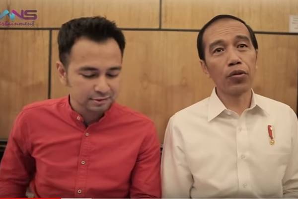 Raffi Ahmad berkesempatan mewawancari Presiden Joko Widodo (Jokowi) dalam video blog (vlog)-nya Rans Entertainment.  - Youtube
