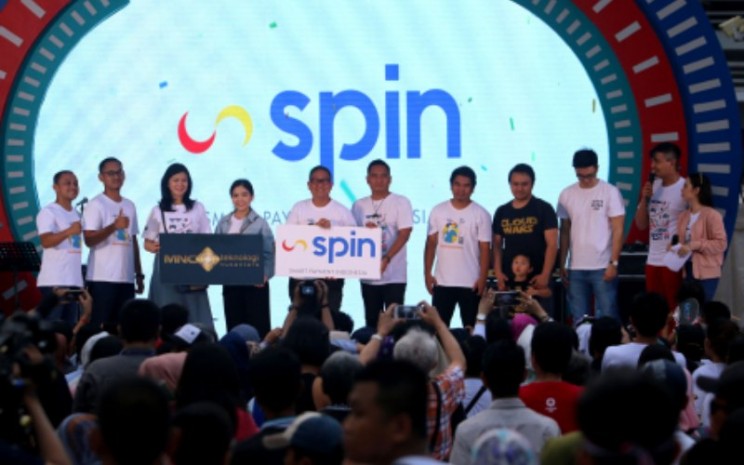 Peluncuran Smart Payment Indonesia (SPIN) Minggu (3/11/2019). SPIN dijalankan PT MNC Teknologi Nusantara (MTN) yang merupakan anak perusahaan PT MNC Kapital Indonesia Tbk (BCAP). - mncfinancialservices.com