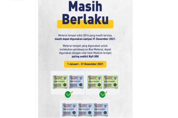 Cek Fakta Cara Menempel Meterai Rp3 000 Dan Rp6 000 Kabar24 Bisnis 