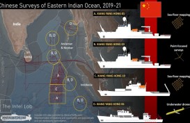 Gawat! Kapal China Diduga Lakukan Pemetaan Bawah Laut di Samudra Hindia