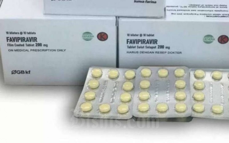 Favipiravir, obat yang bisa digunakan untuk terapi Covid-19 hasil produksi dari PT Kimia Farma, Tbk. - Dok. Humas Bio Farma