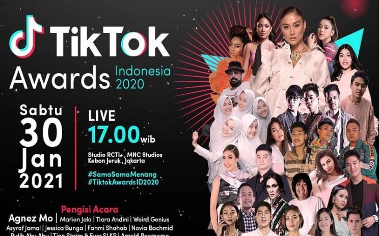 TikTok Awards 2020. - Istimewa