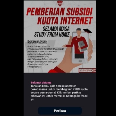 Cek Fakta Subsidi Kuota Internet 75 Gb Kominfo Benar Atau Hoaks Kabar24 Bisnis Com