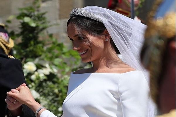 Meghan Markle menikah dengan Pangeran harry 19 Mei 2018. - Reuters