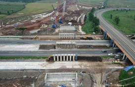 Pembangunan Akses Tol ke BIJB Kertajati Masuk Tahap Pemasangan Girder Jembatan 