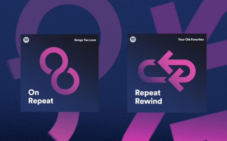Peluncuran On Repeat sejak September 2019 telah memberikan peningkatan dalam jumlah pendengar.  - Spotify