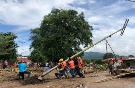 PLN Sukses Bangun Tower Emergency di Pulau Timor NTT Setelah Siklon Tropis Seroja
