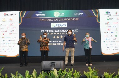 PTPN IX Raih 2 Penghargaan dalam Ajang Top CSR Award 2021
