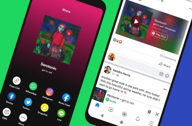 Spotify Rilis Fitur Miniplayer untuk Konten Audio di Facebook