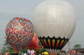 Balon Udara Semarakkan Tradisi Syawalan di Wonosobo