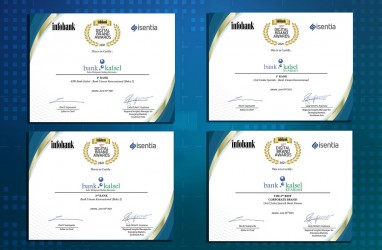 Bank Kalsel Raih 4 Penghargaan di Ajang 10th Infobank Digital Brand Awards 2021