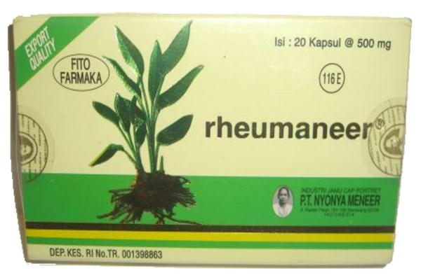Rheumaneer, salah satu fitofarmaka yang dikembangkan perusahaan jamu Ny Meneer. - Istimewa