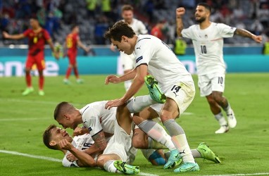 Hasil Belgia Vs Italia: Gli Azzurri ke Semifinal Euro 2020 Lawan Spanyol