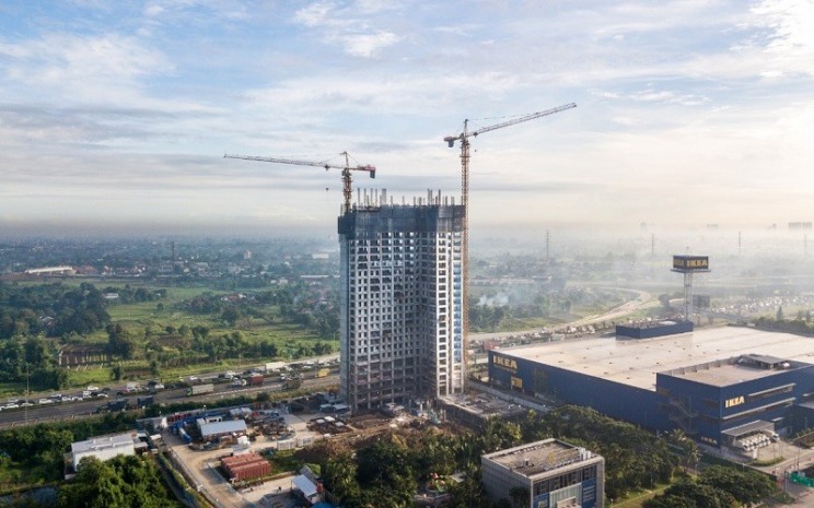 Totalindo Eka Persada (TOPS) Topping Off Apartemen Sky House Alam Sutera+