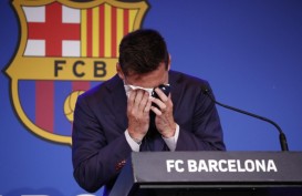 Sambil Berlinang Air Mata, Messi Ucapkan Salam Perpisahan ke Barcelona