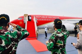 Perdana! Jokowi Kunker Pakai Pesawat Kepresidenan…