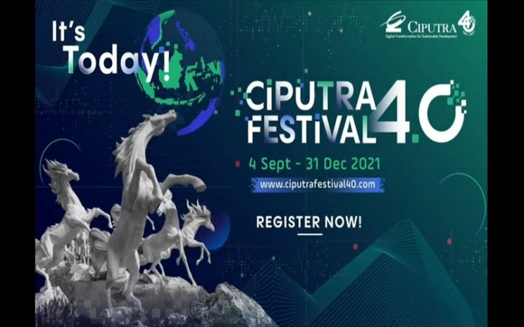Ciputra Festival 4.0. digelar dalam rangka merayakan hari jadi ke-40 tahun Ciputra Development, mulai dari 4 September hingga 31 Desember - Istimewa