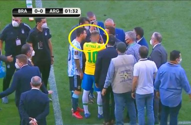 Messi Kesal dengan Cara Petugas Menghentikan Laga Brasil V Argentina