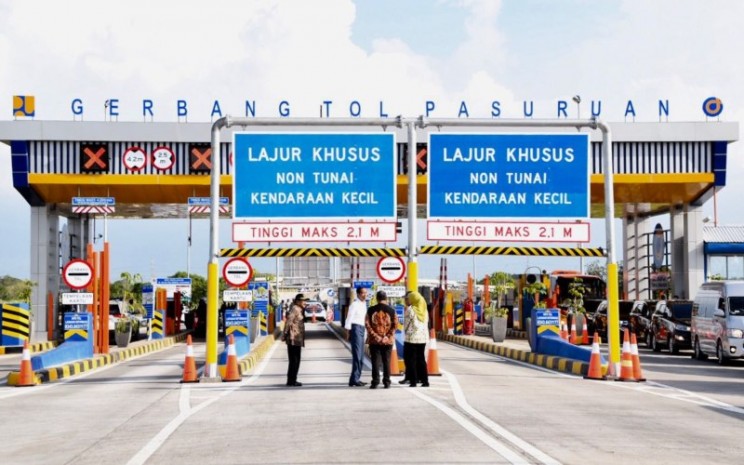 Gerbang Tol Pasuruan, bagian dari Jalan Tol Gempol-Pasuruan. - pu.go.id