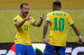 Hasil Pra-Piala Dunia 2022, Brasil Sikat Peru, Mantap…
