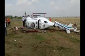 Helikopter Sekolah Penerbangan Jatuh di Tangerang, Polisi: Tak Ada Korban Jiwa