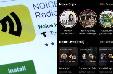 Mirip ClubHouse, Aplikasi Suara Noice Rilis Fitur Baru 'Noice Live'