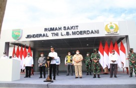 PTPP Bersama Presiden Jokowi Resmikan RS Covid-19 di Papua