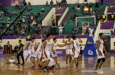 Cetak Sejarah! Tim Basket Putra Sulut Tembus Final PON Papua 2021