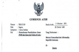 Gubernur Aceh Minta Gim PUBG Diblokir