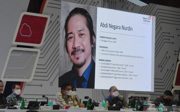 Musisi Abdee Slank diangkat menjadi komisaris PT Telkom Indonesia (Persero) Tbk.  - Antara