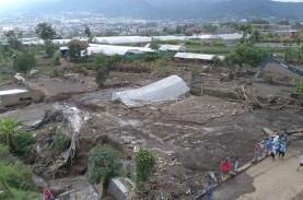 BNPB Rilis Foto Udara usai Banjir Bandang Kota Batu