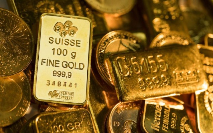 Aneka emas batangan beragam ukuran dan bentuk. Harga emas dunia mendekati level US1.900 per troy ounce dan diperkirakan akan terus menguat seiring dengan pelemahan dolar AS. - Bloomberg