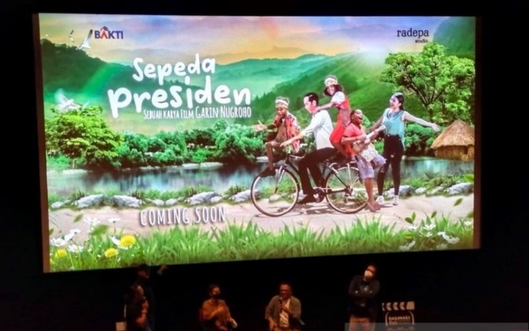 Poster film Sepeda Presiden besutan sutradara kondang Garin Nugroho. - Antara
