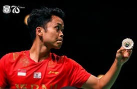 Hasil Indonesia Open 2021 : Anthony Ginting Gugur di Babak Pertama