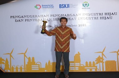 Sembilan Kali Berturut, Pupuk Kaltim Raih Penghargaan Industri Hijau 2021 dari Kemenperin