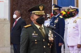 KSAD Dudung Temui Mahfud MD, Bahas Keamanan Papua