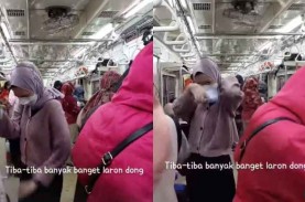Viral Momen Penumpang KRL Jakarta-Bogor Panik karena…