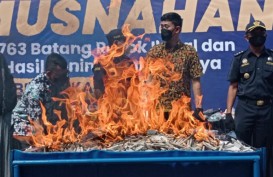Barang Ilegal Senilai Rp6,65 Miliar Dimusnahkan Bea Cukai Cirebon