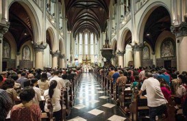 Jelang Misa Malam Natal, Begini Kondisi Lalu Lintas Sekitar Katedral Jakarta