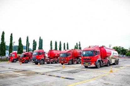 Truk pengangkut BBM Pertamina. - Istimewa