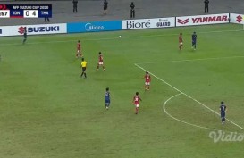 Hasil AFF Indonesia vs Thailand 0-4,  Indonesia Kalah Telak
