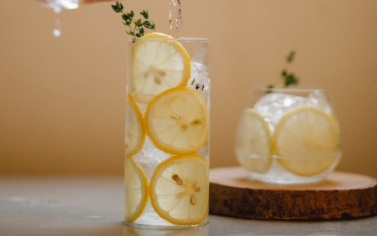 Ilustrasi air lemon atau infused water - PinkVilla